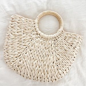 Straw Tote Bag